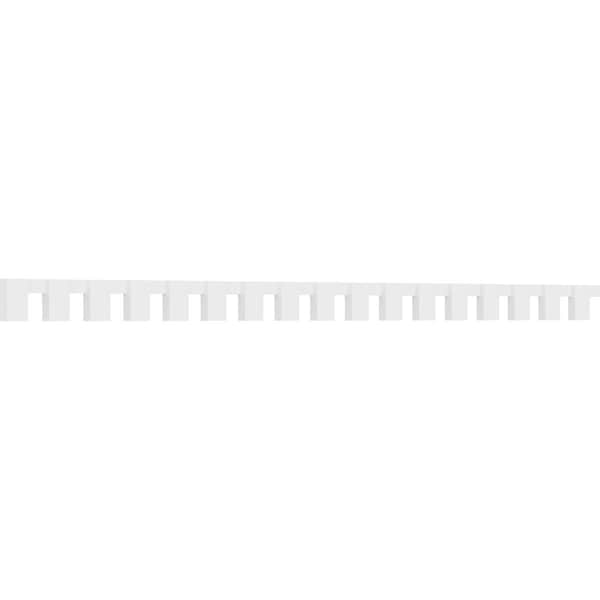 Ekena Millwork Fayetteville Architectural Grade PVC Dentil Block Trim, 4"H x 1"P x 90 5/8"L DENP04FAY02 - main
